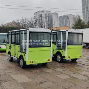 Made in China, High-quality Electric Sightseeing Car, 8-seater Enclosed Golf Cart thumbnail-5