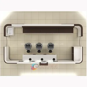 Plante Artificielle Eyewear Round Mirror Wood Eyecare Showcase thumbnail-4