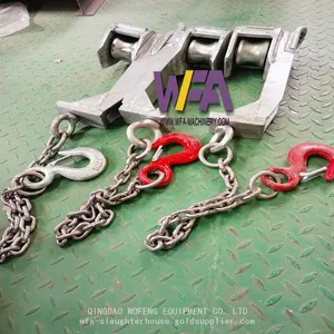 Cheap Price Cattle Slaughterhouse Bleeding Shackle For Cow Slaughtering thumbnail-1