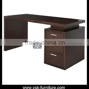 DK-022 Executive Wood Table Furniture With Cabinet thumbnail-1
