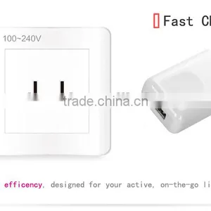 Single Usb to Wall Charger Home AC Charger US Adapter for Samsung Iphone thumbnail-2