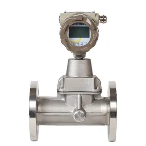 High Accuracy Digital SS304 4-20mA Gas Swirl Flowmeter For Hydrogen Oxygen thumbnail-2