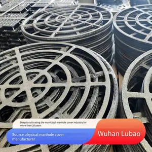 Lubao Ductile Iron Anti - Falling Net Manufacturer for Municipal and Power Inspection, Rain - and - Sewage Well Coverage, and Ditch Anti - Falling Safety Protection thumbnail-2