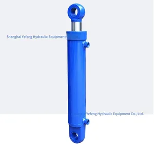 Large Hydraulic Cylinders, Oil Pressure Cylinders, Marine and Vehicle Cylinder Assemblies, Self-locking Front Flange Type Micro Cylinders thumbnail-4