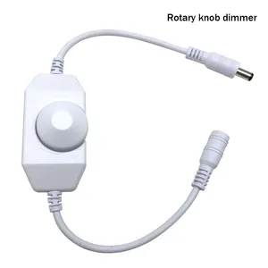 144W Max Load Dimmer Switch Knob Led DC12-24V Single Color Lighting Strip Cob SMD Rotary Controller thumbnail-1