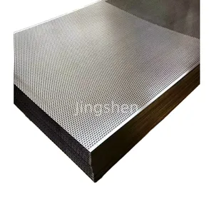 Galvanized 316 Stainless Steel Welded Custom Round Hole Micro-perforated Metal Mesh Powder Coated Sheet thumbnail-2