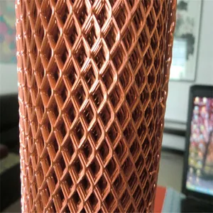 Stainless Steel Aluminum Expanded Metal Mesh for Curtain Wall Ceiling and Screen thumbnail-4