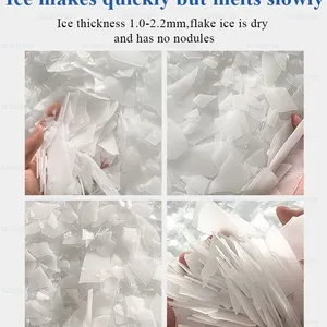 2500kg Daily Capacity Flake Ice Machine Energy Saving For Seafood Cooling thumbnail-3
