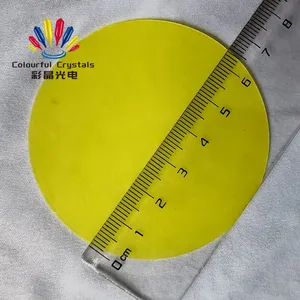 YAG (Ce) Scintillation Crystals Available in As-grown Wafers, Polished Wafers and Coated Wafers. thumbnail-4