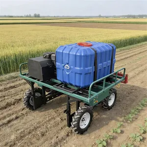 Vigorun 600L Selbstfahrender Pflanzenschutzmittel-Sprayer mit 8,4 m Sprühbalken, Fernsteuerung mit Reichweite von 200 m, Euro 5 Landwirtschaftlicher Sprühwagen thumbnail-1
