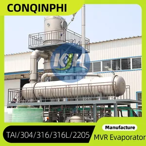 Free Installation and Commissioning for MVR Tubular Falling Film Evaporator, PLC Automatic Control thumbnail-4
