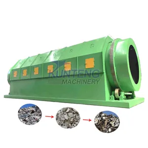 Construction Concrete Debree Waste Sorting Machine Trommel Screen Machine War Building Rubble Recycle Machine EPC thumbnail-1
