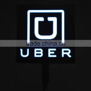 Popular 10cm*10cm Custom Flexible EL Panel Car Sticker With 12V EL Inverter thumbnail-1