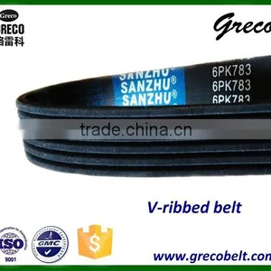 High Quality EPDM Poly V-belts Ribbed Belt 6PK1100 thumbnail-1