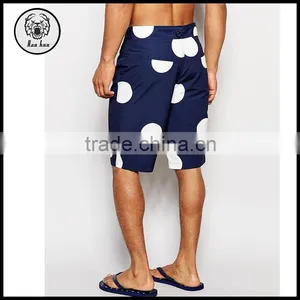 Boardie Swim Shorts With Polka Dot Print thumbnail-3