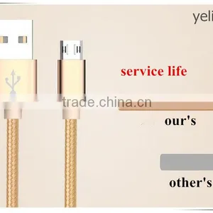 Double Sided Android Plastic Nylon Data Cable for MOTO /G/X/E thumbnail-3