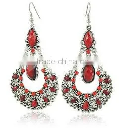 2016 Wholesale Fashion Bead Pendant Earring Chinese Style Vintage Earrings thumbnail-2