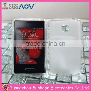 TPU Rubber Pudding Phone Case for LG E430(Optimus L3 II) thumbnail-1