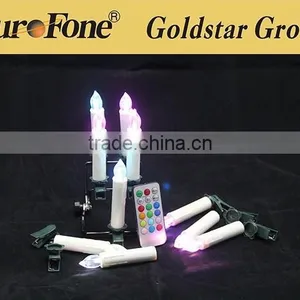 Moving Flameless Candle Christmas Tree Led Candle Light thumbnail-2