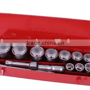 1" Dr 15 Pcs Professional Socket Wrench Set thumbnail-1