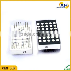 Single Red Color P3.0mm 5.0mm 5x7 Clear White Matrix Glue Display, LED Matrix 5x7 thumbnail-3