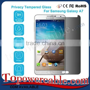 Privacy Anti-Spy Tempered Glass Screen Protector For Samsung Galaxy A7 thumbnail-2