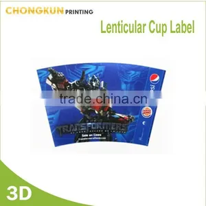 High Quanlity Cheap Lenticular Bottle Labels thumbnail-2