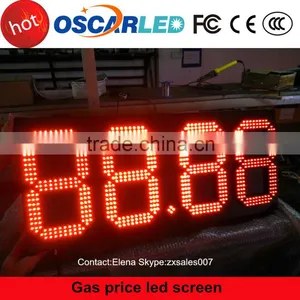 Single Color P10 Outdoor Led Advertising Screen/ Gas Led Gas Price Sign With High Quality thumbnail-3