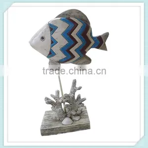 Colorful Fish Decorative Resin Fish Statue Crafts thumbnail-1