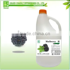Bottled Flavoured Cocktail/Bubble Tea/Bar/Coffee/Juice Bottle Mulberry Syrup thumbnail-1