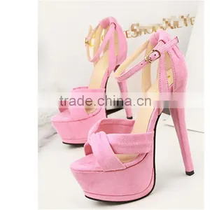 2015 Shower African Shoes for Partying Women Model Fashion PINK Sandals thumbnail-4