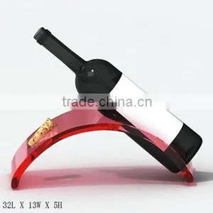 Beautiful and Experienced Design Acrylic Wine Display Rack,colorful Acrylic Display Rack thumbnail-1
