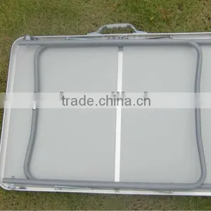Small Yellow Lightweight Folding Camping Table thumbnail-6