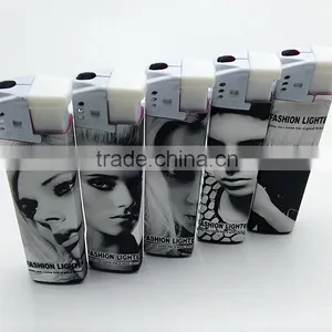 Wrapper Lighters Customzied Refillable Plastic Gas Lighter thumbnail-3