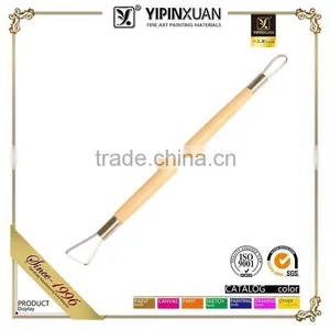 Natural Wood Handle Pottery Clay Modeling Clay Tools Set thumbnail-1