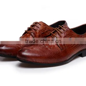 China Factory Handmade Leather Pointed Causual Men Shoes thumbnail-1