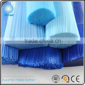 Different Blue Colours PP Plastic Bristle Made From Virgin Raw Material Complying With SGS Safety Regulations Supplier's Choice thumbnail-1