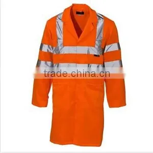 EN20471 2016 Green 100% Polyester 3M Reflective Raincoat Quality Choice thumbnail-4