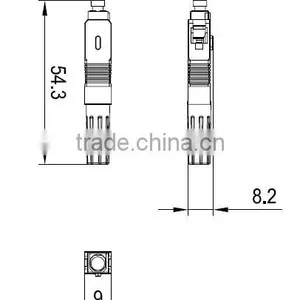 The Best Sale Fiber Optic Fast Connector Top Quality Ftth Pre-assembled sc Fiber Optical Fast Connector Quality Choice thumbnail-3