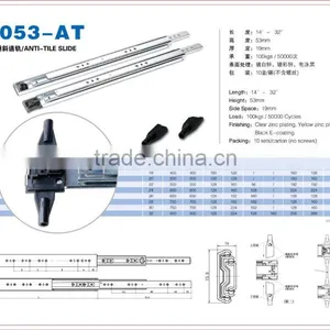 Interlock /anti-tilt Heavy Duty Drawer Slide 1053-AT thumbnail-2