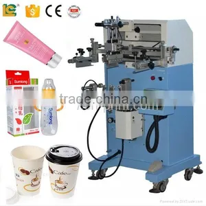 Gift Box Perfume Bottle Tube Cup Silk Screen Printing Machine for Sale LC-PA-300E thumbnail-1