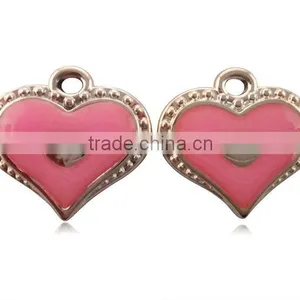Acrylic Red Heart Shaped Beads Pendant thumbnail-2