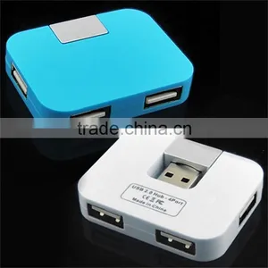 Computer Mini Square Slim Usb 2.0 Hub 4 Port thumbnail-4
