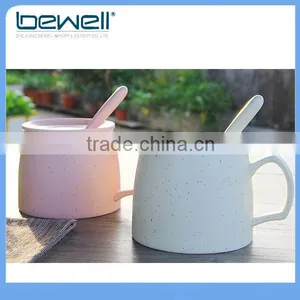Eco-friendly Gift Ceramic Cup With Spoons thumbnail-2
