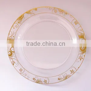 Disposable Round Plastic Plate for Wedding thumbnail-3