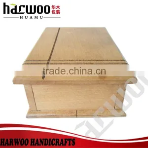 Unfinished Wooden Storage Box,simple Wooden Box With Engraved Logo,presentation Gift Packaging Box thumbnail-2