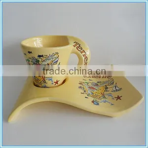 Ceramic Wholesale Cups and Saucers Tourist Souvenir thumbnail-2