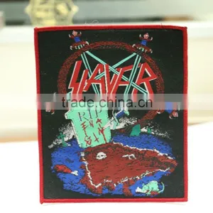 Cheapest Woven Label Patch Machine,Woven Label For Clothing,Embroidery Printed Patches thumbnail-2