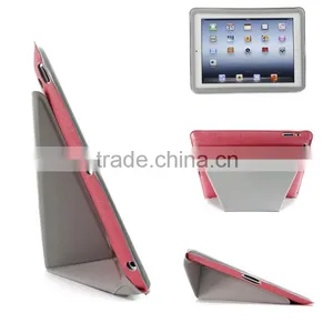 Transfomer Professional Manufacture pu Leather Housing for Ipad2/for Ipad3/for Ipad4 Case,protective pu Case thumbnail-1