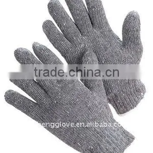 Grey String Knitted Work Glove thumbnail-1